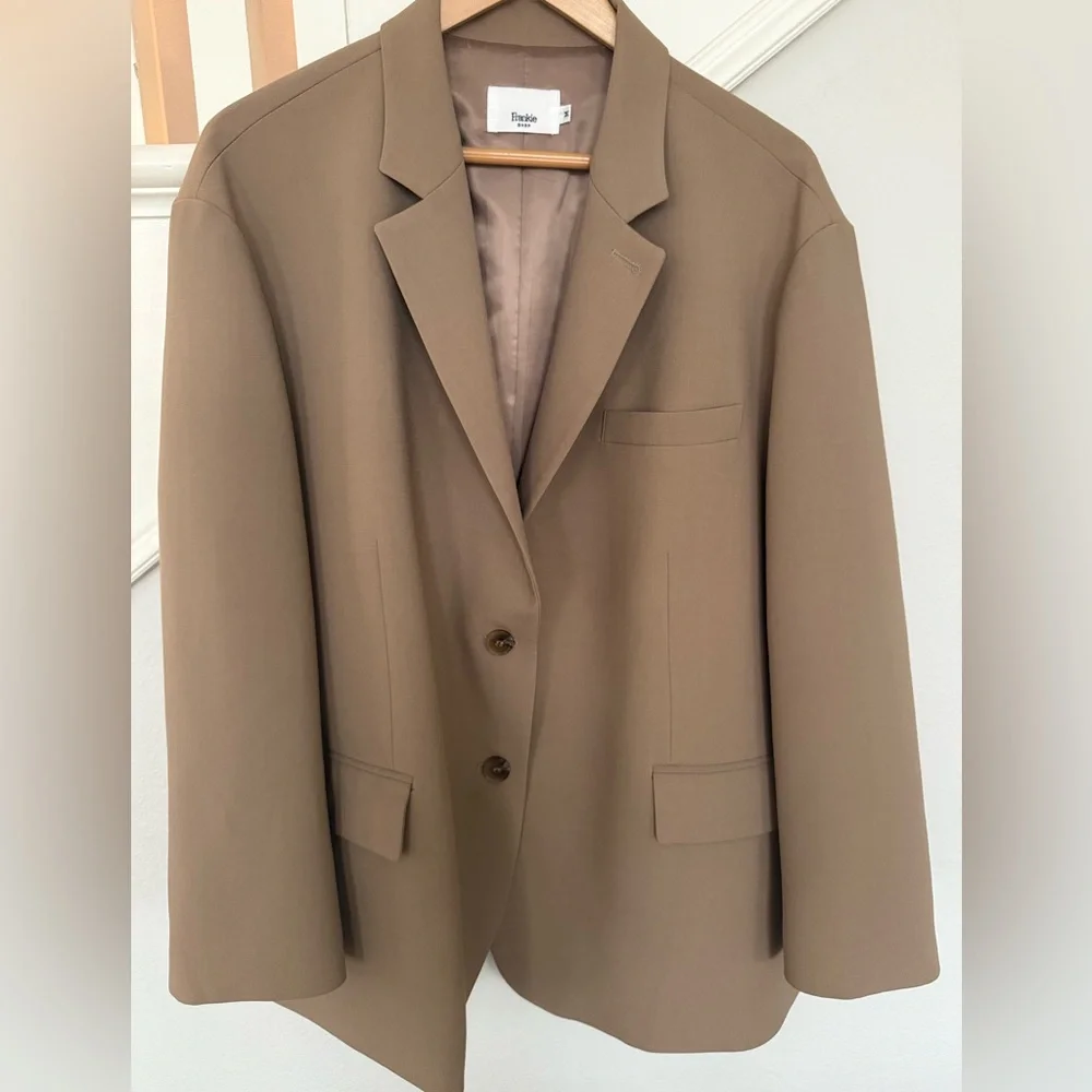 The Frankie Shop Bea Blazer sz M Latte $385 - Picture 2 of 6